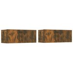 vidaXL Ensemble de meubles TV 5 Pièces Chêne fumé Bois d'ingénierie