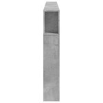 vidaXL Tête de lit à LED gris béton 220x18 5x103 5cm bois d'ingénierie