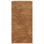 vidaXL Portant de bois de chauffage 60x40x80 cm acier corten