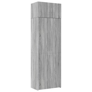 vidaXL Armoire de rangement sonoma gris 70x42 5x225 cm