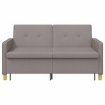 vidaXL Canapé-lit escamotable Taupe 154 x 94 5 x 80 5 cm Tissu