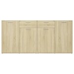 vidaXL Buffet Chêne sonoma 160x36x75 cm Bois d'ingénierie