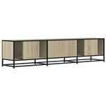 vidaXL Meuble TV chêne sonoma 180x35x41 cm bois d'ingénierie