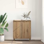 vidaXL Buffet Chêne artisanal 60 x 35 x 70 cm Bois d'ingénierie