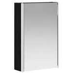 vidaXL Armoire Miroir de Salle de Bain Chêne noir 33 x 11 5 x 50 cm
