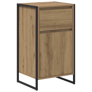 vidaXL Buffet Chêne artisan 81 x 36 x 150.5 cm Bois d'ingénierie