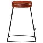 vidaXL Tabourets de bar lot de 2 marron foncé 40x29 5x53 cm