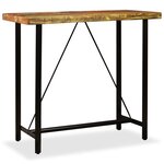 vidaXL Table de bar Bois massif de récupération 120x60x107 cm