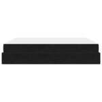 vidaXL Cadre de lit Noir 180 x 200 cm Velours