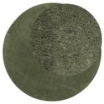 vidaXL Tapis HUARTE à poils courts doux et lavable vert forêt Ø 160 cm