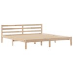 vidaXL Lit bibliothèque sans matelas 180x200 cm bois massif de pin