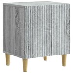 vidaXL Cabinet de chevet Sonoma gris 43 x 34 5 x 50 cm