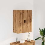 vidaXL Armoire murale chêne artisanal 69 5x34x90 cm