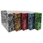 Boîte de classement carton tradition dos 9 cm  couleurs assorties - lot de 5 - exacompta