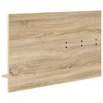 vidaXL Porte-manteau mural avec étagère Chêne sonoma 90 x 10 x 50 cm