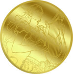 Pièce de monnaie en Or 12 Dollars g 0.031 (1/1000 oz) Millésime 2026 SIREN 1/1000 (PRÉCOMMANDE)