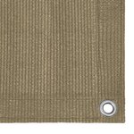 vidaXL Tapis de tente 250x500 cm Taupe