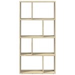 vidaXL Bibliothèque chêne sonoma 60x20x120 cm bois d'ingénierie
