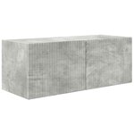 vidaXL Ensemble meuble TV 2 Pièces Gris béton Bois d'ingénierie