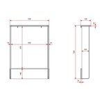 Ensemble Chambre eva commode + plan à langer blanc