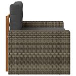 vidaXL Sofa de milieu extérieur Bois d'Acacia Massif Naturel