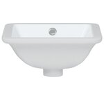 vidaXL Évier salle de bain blanc 30 5x27x14 cm rectangulaire céramique