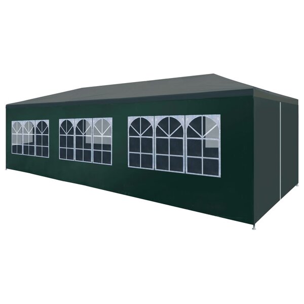 vidaXL Tente de réception 3 x 9 m Vert