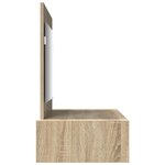 vidaXL Table de Toilette Marron 100 x 40 x 70 cm Bois d'ingénierie