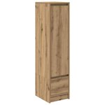 vidaXL Buffet haut chêne artisanal 29 5x34x119 5 cm bois d'ingénierie