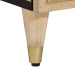vidaXL Armoire latérale 60x33x75 cm bois massif de manguier