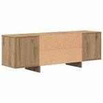 vidaXL Meuble TV chêne artisanal 120x30x40 5 cm bois d'ingénierie