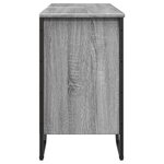 vidaXL Armoire lavabo de salle de bain sonoma gris 91x35x60 cm