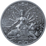 Pièce de monnaie en Argent 2000 Francs g 31.1 (1 oz) Millésime 2026 Hindu Religion DURGA (PRÉCOMMANDE)
