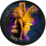 Monnaie ELF Mythical Creatures Metal 3€ Euro Austria 2026 (PRÉCOMMANDE)