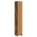 vidaXL Armoire de salle de bain Chêne fumé 30 x 33 x 190 cm