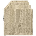 vidaXL Armoires murales 2Pièces chêne sonoma 75x18x16 5cm bois ingénierie
