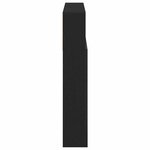 vidaXL Cabinet de Tête de Lit Chêne noir 180 x 19 x 103.5 cm