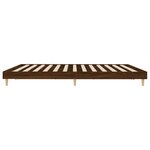 vidaXL Cadre de lit sans matelas chêne marron 120x200 cm