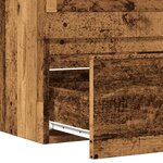 vidaXL Armoire de salle de bain vieux bois bois d'ingénierie