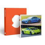 SMARTBOX - Coffret Cadeau Stage de pilotage multivolant : 2 tours en Alpine et 2 tours en Lamborghini Gallardo sur le circuit de Saint-Laurent-de-Mure -  Sport & Aventure