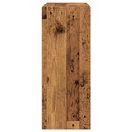vidaXL Bibliothèque vieux bois 80x30x77 cm bois d'ingénierie