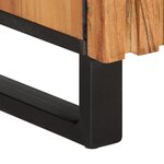 vidaXL Buffet 80x34x75 cm bois d'acacia massif