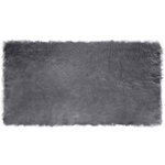 vidaXL Tapis en fausse Tafalla Anthracite 80 x 150 cm Polyester