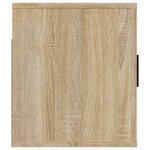 vidaXL Meuble TV mural Chêne Sonoma 100x34 5x40 cm