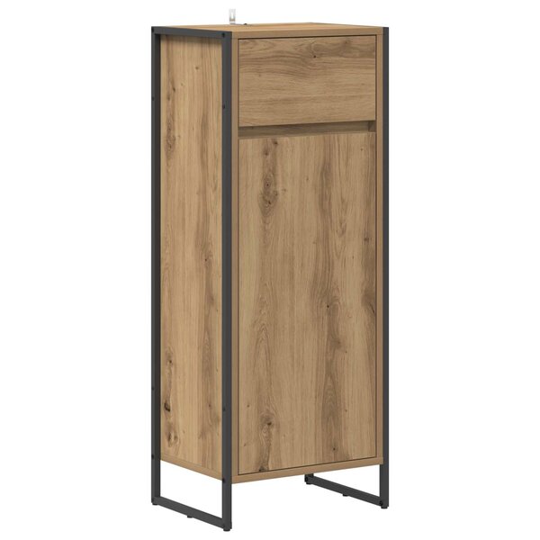 vidaXL Cabinet de salle de bain Chêne artisan 40 x 30 x 100 cm