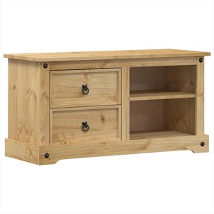 vidaXL Meuble TV Corona 100x40x52 cm bois de pin massif