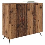 vidaXL Buffet Marron 90 x 34 x 80 cm Bois d'ingénierie