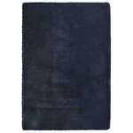 vidaXL Tapis shaggy à poils longs NAVARRA bleu marine 200x290 cm