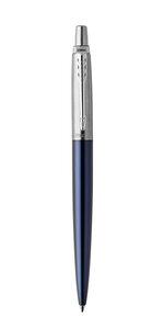 PARKER Jotter Stylo bille  bleu royal  recharge bleue pointe moyenne  Coffret cadeau