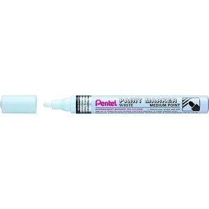 Marqueur peinture mmp10 pte ogive 2 5 mm blanc x 12 pentel